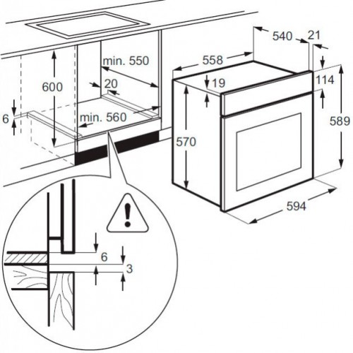 Духовой шкаф zanussi opzb4210w